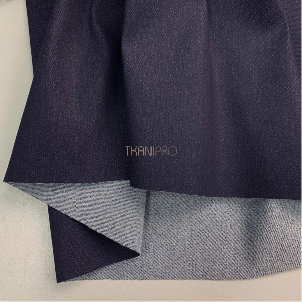 Деним плотный стрейч, арт. JL5001-2 цвет чернильный