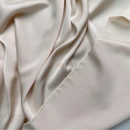 Шелк искусственный цвет экрю, арт. S2147-4