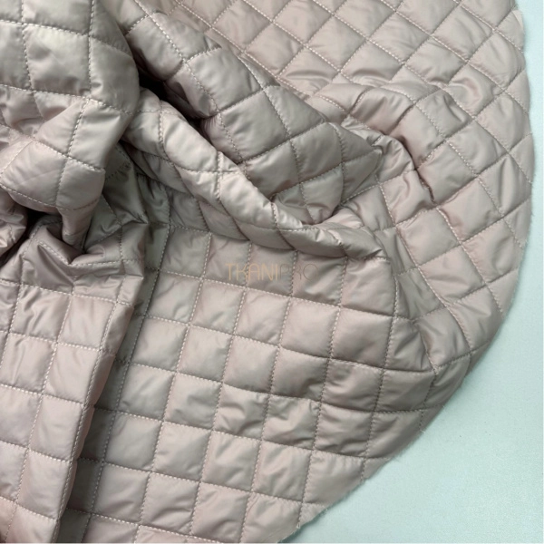 Стеганая ткань на синтепоне Ромбик цвет бежевый, арт. PS2279-4