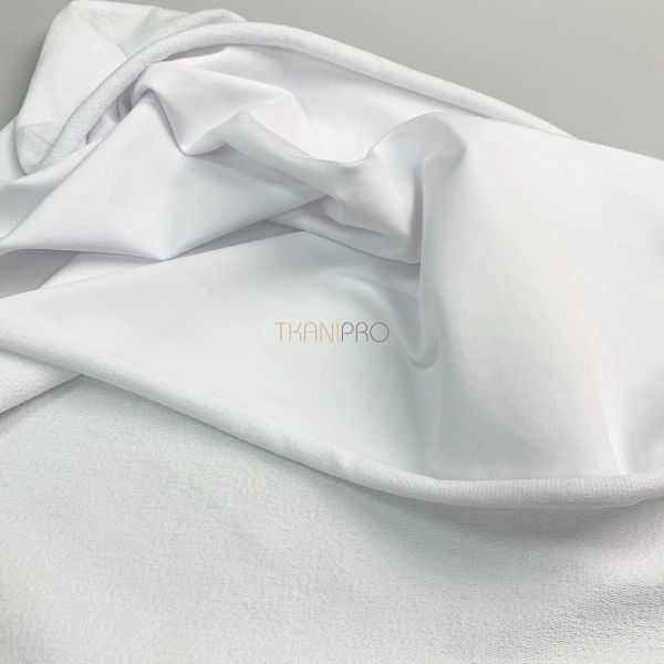 Футер 2 нитка петля, арт. DF3710-5 цвет белый