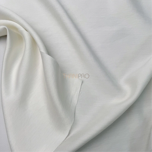 Вискоза плательная с шерстью цвет молочный, арт. LB5001-3