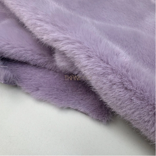 Норка искусственный мех, арт. ON1028-15 цвет фиалковый фиолетовый