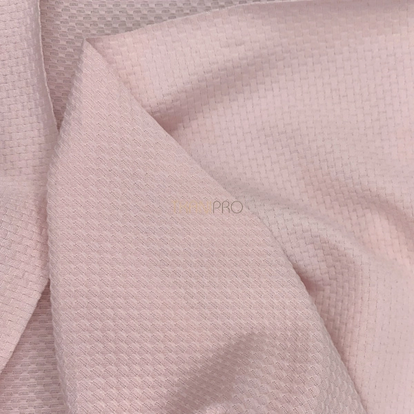 Трикотаж стрейч фактурный, арт. DA1269-1 цвет розовый