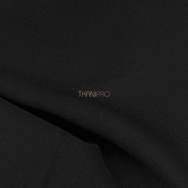 Костюмная ткань с вискозой черная, арт. K1947-1