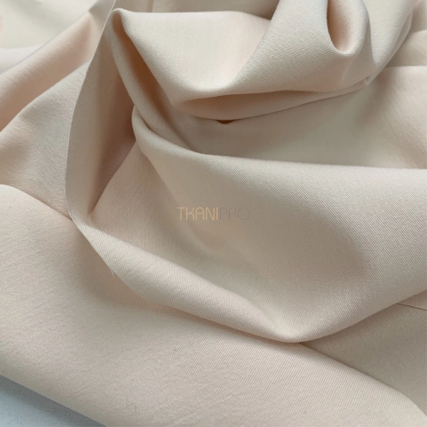 Костюмная ткань с вискозой цвет бежевый кремовый, арт. K1937-3