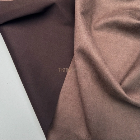 Замша на скубе цвет коричневый, арт. M1344-8