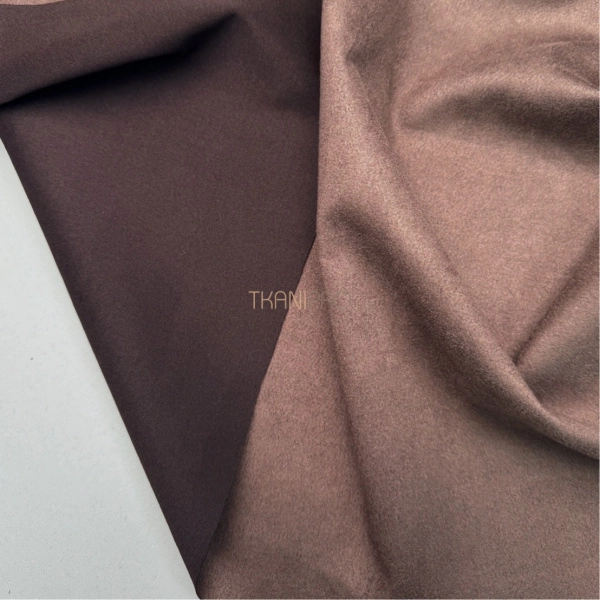 Замша на скубе цвет коричневый, арт. M1344-8