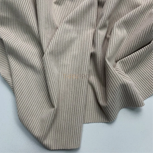 Вельвет ткань цвет серый бежевый, арт. KV5352-11