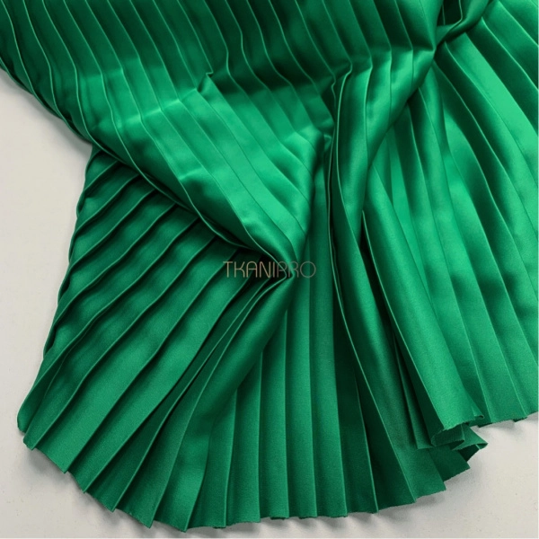 Плиссе параллельное, арт. PLS1110-6 цвет зеленый травяной