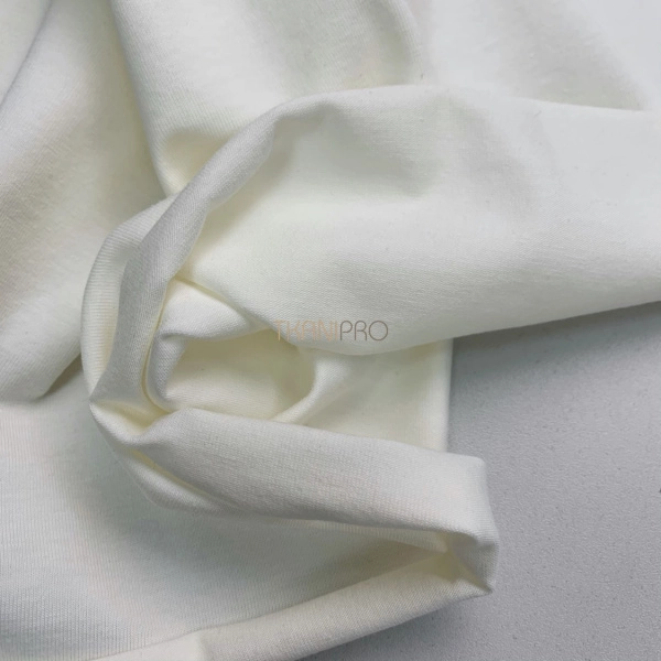 Трикотаж кулирная гладь, арт. DK3551-34 цвет молочный