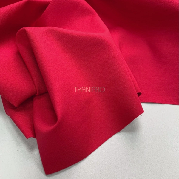 Трикотаж джерси плотный цвет красный, арт. DN2069-3