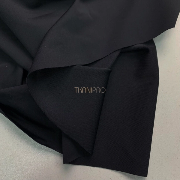 Ткань бифлекс цвет черный, арт. BF4520-2