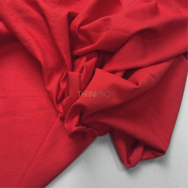 Трикотаж кулирная гладь, арт. DK3551-22 цвет красный