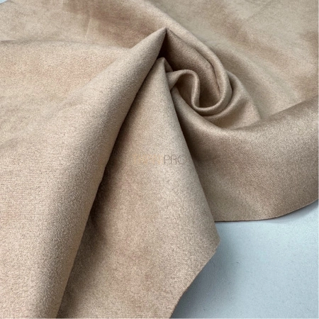 Замша на скубе бежевая, арт. M1342-1