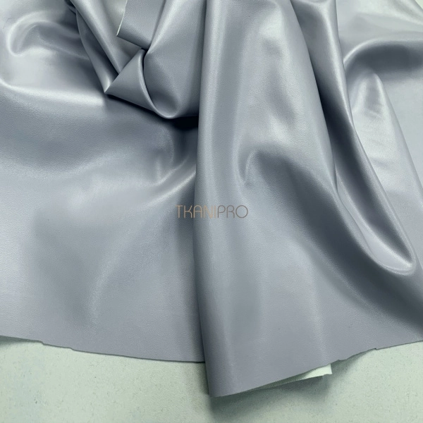 Искусственная кожа, арт. O2410-3 цвет голубой в серый