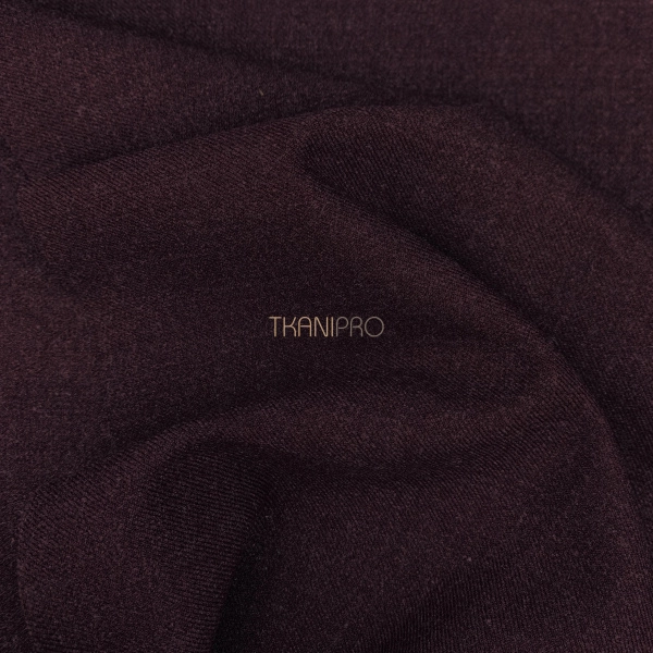 Костюмная плотная ткань цвет бордовый марсала, арт. KD1967-1