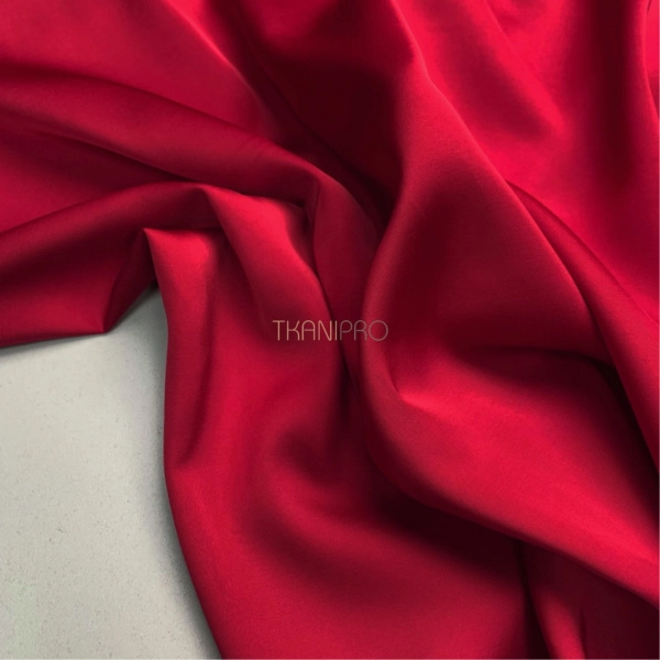 Сатин вискоза цвет рубиновый красный, арт. SK2006-9