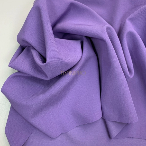 Костюмная поливискоза цвет сиреневый аметистовый, арт. K1937-21