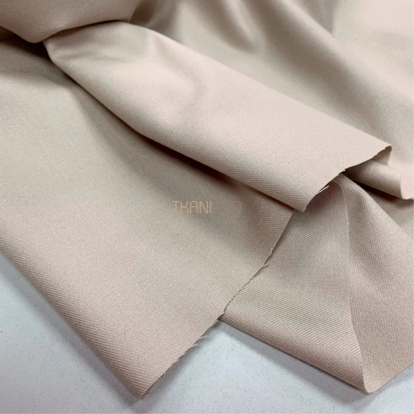 Костюмная плотная ткань цвет бежевый, арт. KD1974-1