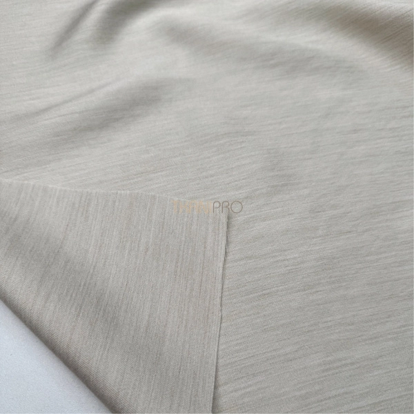 Вискоза плательная с шерстью цвет бежевый, арт. LB5001-22