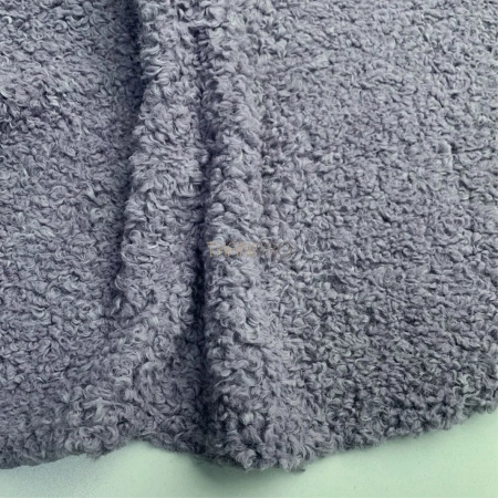 Пальтовый мех барашек, арт. WF3030-4 цвет джинсовый