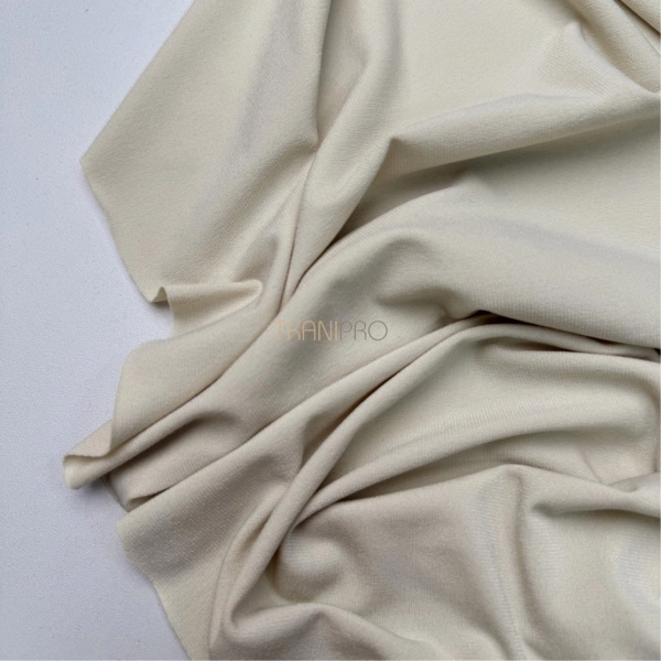 Трикотаж масло стрейч цвет бежевый, арт. MD2028-3