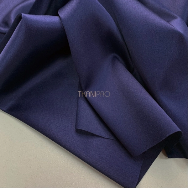 Атлас плотный, арт. A2089-12 цвет синий