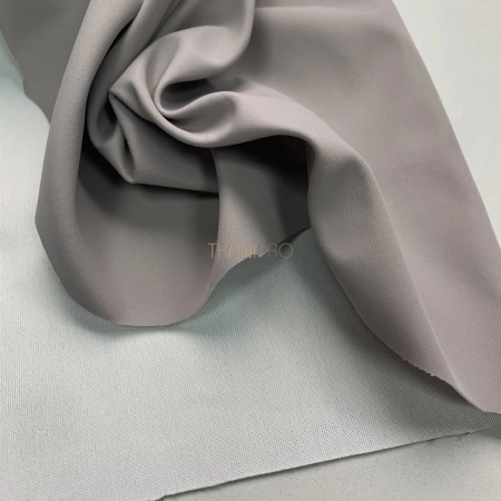 Плащевая ткань пич бондинг, арт. PL3232-2 цвет серый