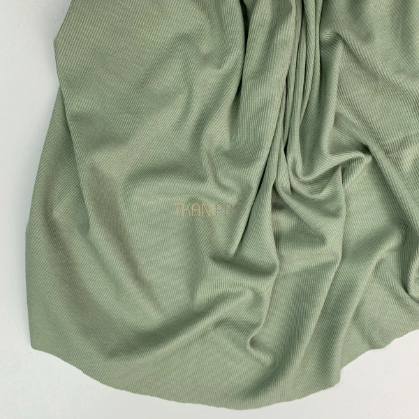 Трикотаж рибана, арт. TM2110-5 цвет оливковый