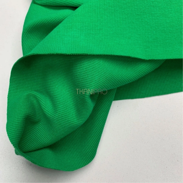 Трикотаж кашкорсе цвет зеленый травяной, арт. DW1201-40