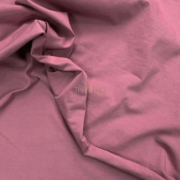 Трикотаж кулирная гладь, арт. DK3551-10 цвет пыльная роза фиолетовый