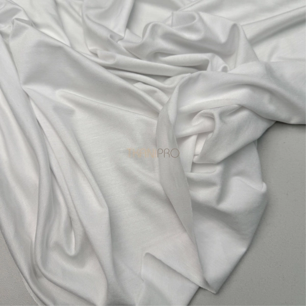 Трикотаж стрейч вискоза цвет молочный, арт. MD2129-2