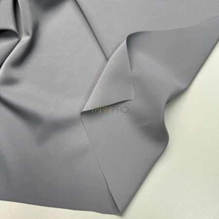 Креп сатин цвет серый,  арт. SK4032-3