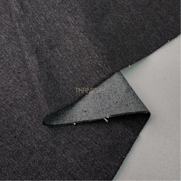 Джинсовая ткань стрейч, арт. JL1076-1 цвет черный