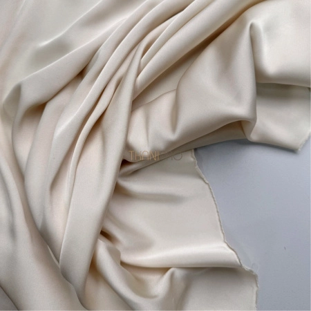 Шелк искусственный цвет экрю, арт. S2147-4