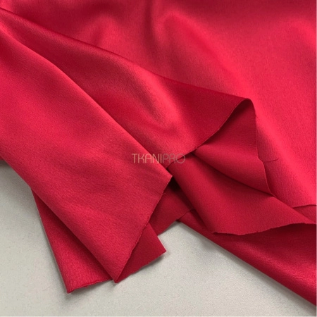 Атлас плотный, арт. A2088-7 цвет красный