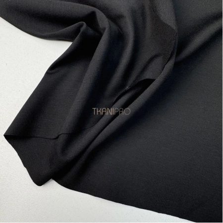 Трикотаж джерси цвет черный, арт. DN3101-8