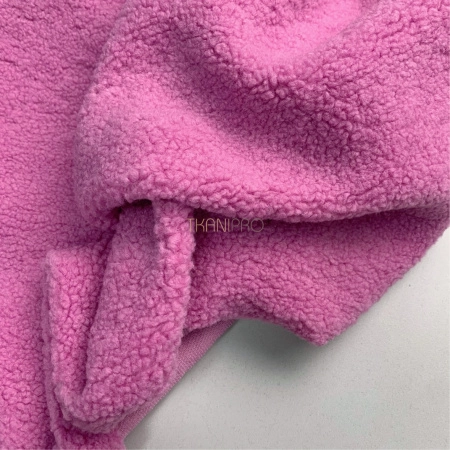 Мех барашек цвет розовый барби, арт. WF3042-28