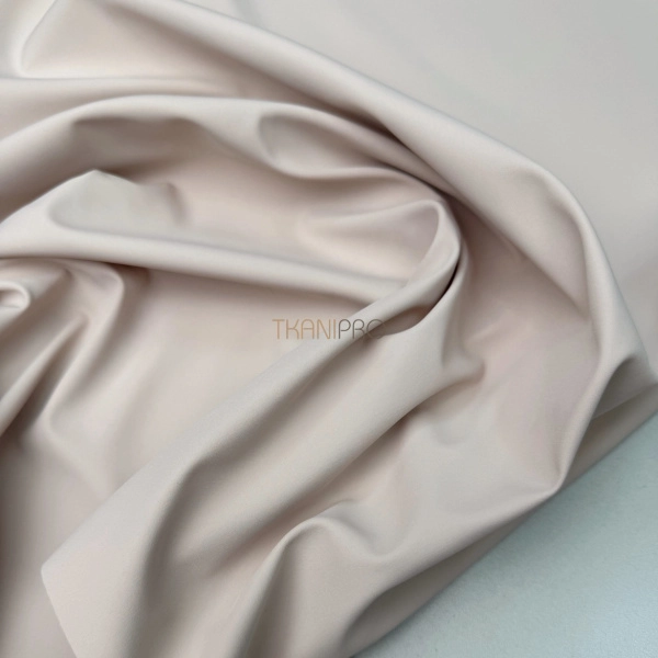 Плащевая ткань пич бондинг цвет пудра, арт. PL3232-116