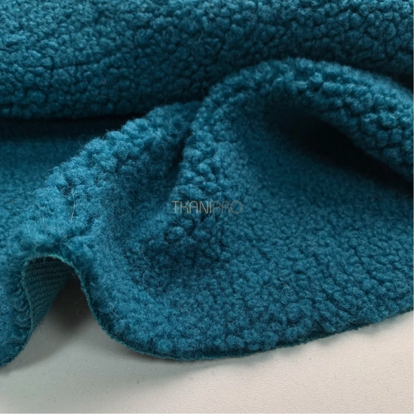 Мех барашек цвет морская волна, арт. WF3040-49