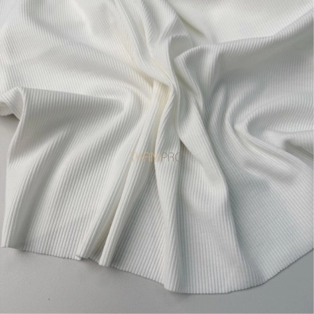 Трикотаж Кашкорсе с вискозой цвет молочный, арт. DW1967-1