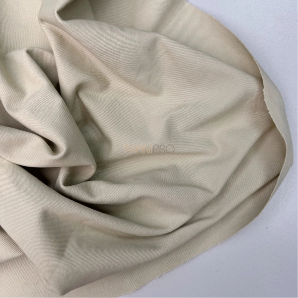 Хлопок твил плотный цвет бежевый, арт. IKM3005-4