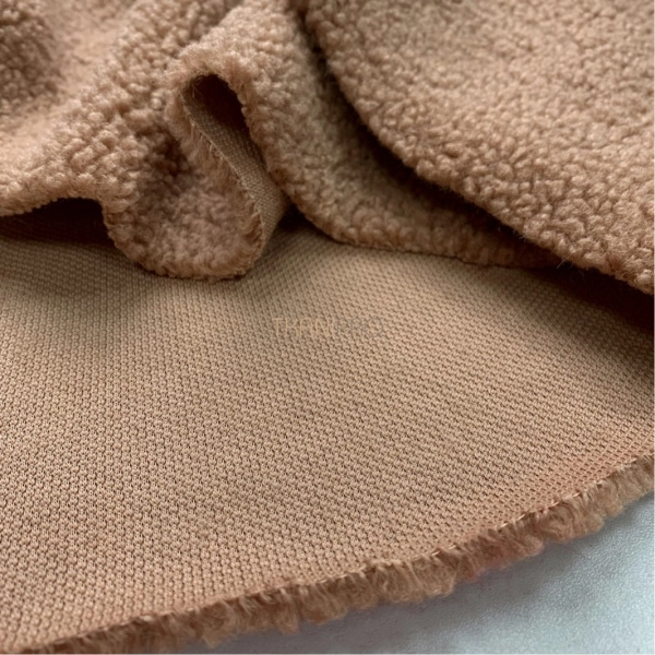 Мех барашек, арт. WF3040-180 цвет бежевый песочный