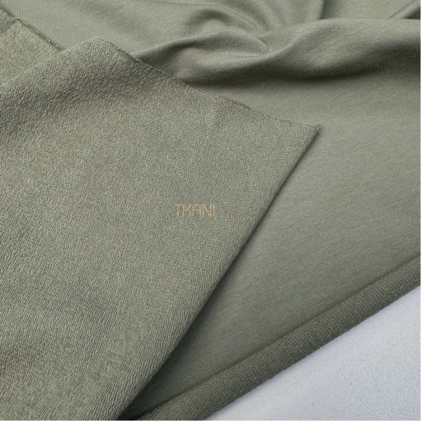 Футер 2 нитка петля, арт. DF3710-11 цвет хаки