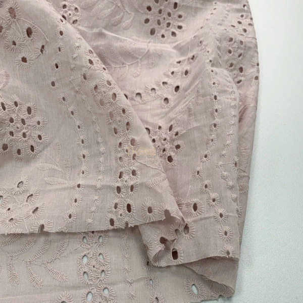 Хлопковое шитье, арт. QS2049-6 цвет пудровый