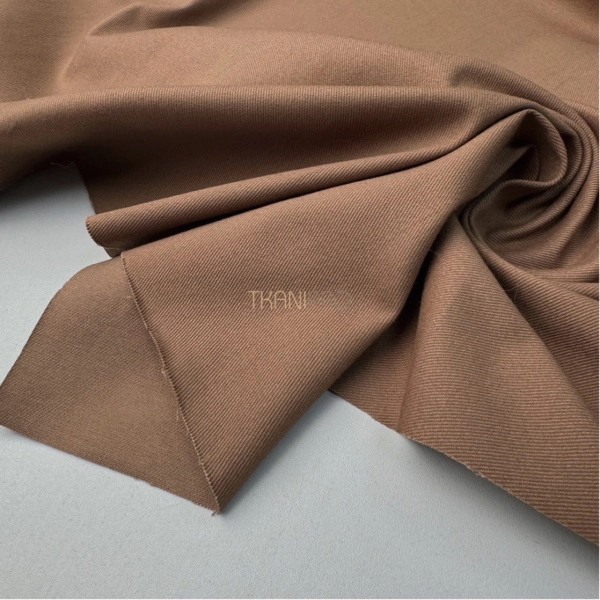 Хлопок твил стрейч, арт. IKM4002-16 цвет шоколадный