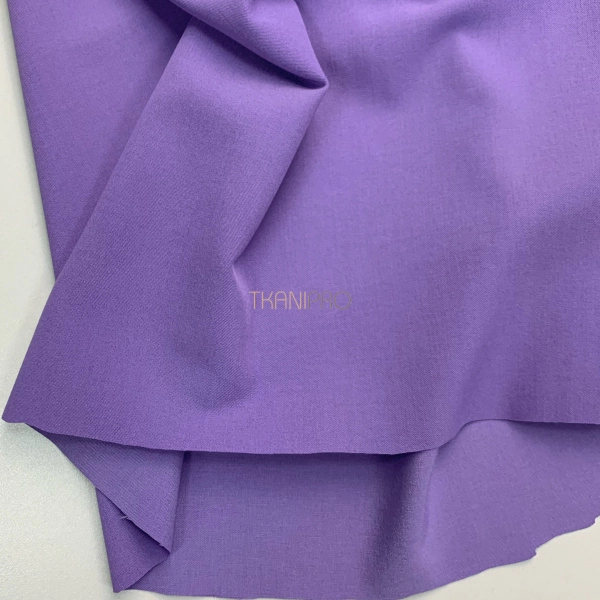 Костюмная поливискоза цвет сиреневый аметистовый, арт. K1937-21