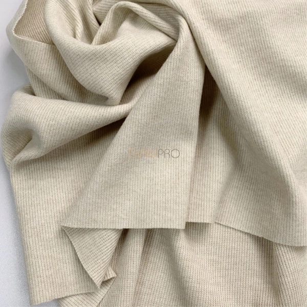 Рибана под ангору, арт. WD4354-2 цвет топленое молоко меланж