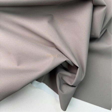 Плащевая ткань на мембране цвет коричневый серый, арт. PL0001-32