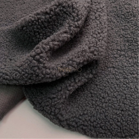 Мех барашек цвет серый, арт. WF3040-30